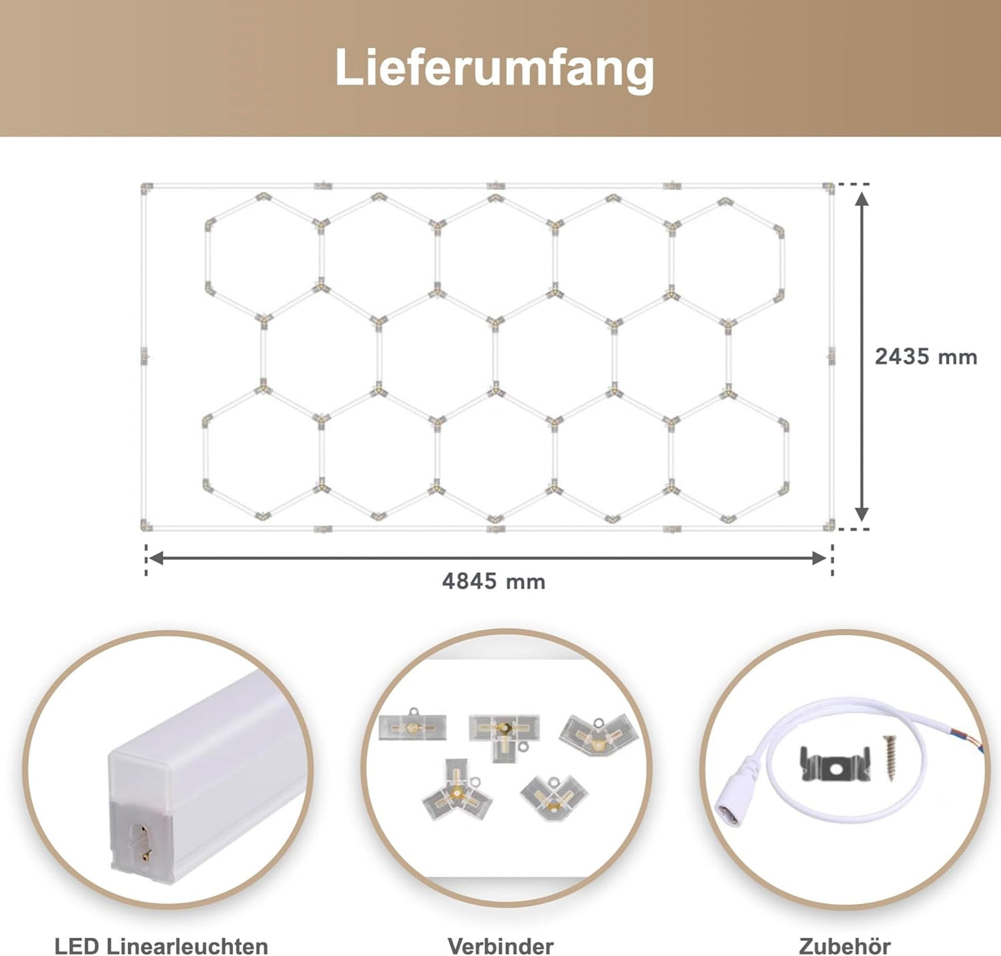 Hexagon LED Deckenleuchte™